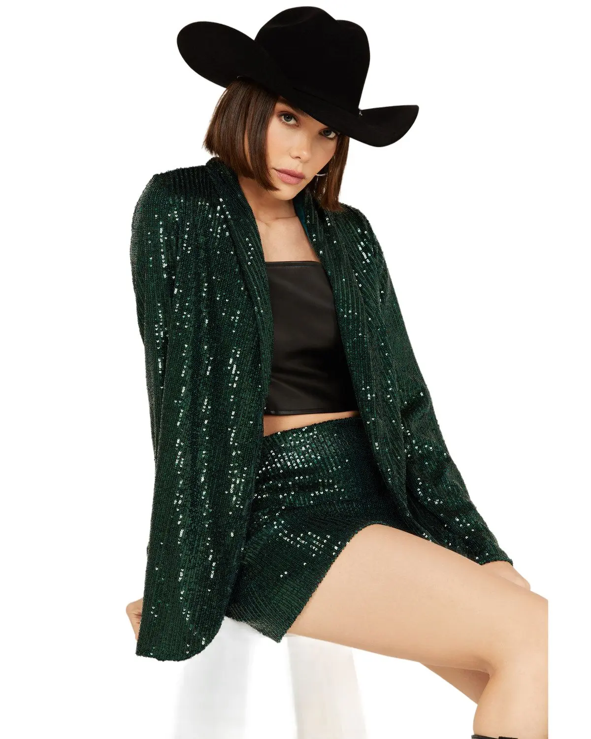 Show Me Your Mumu Women's Women'S Sequins Dance Blazer - Mr3-5341