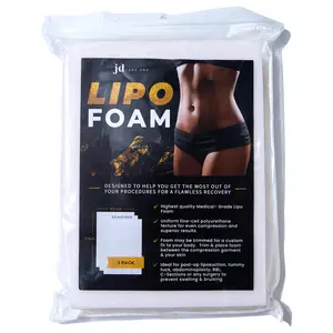 JDCare Lipo Foam 3 Pack for Post-Surgical Recovery, 0.5 Inch Thick, 11 Inch Medical-Grade Support