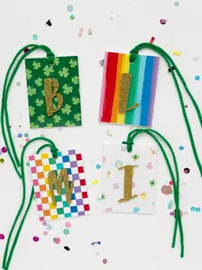 Acrylic Initial Tags