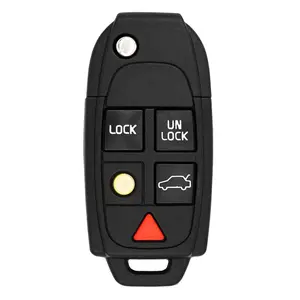 Brand New Volvo Flip Key with 315 MHz, CR2032 Brand New Battery, FCC# LQNP2T-APU for 2004-2015 Models