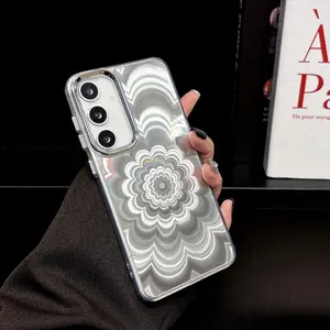 Phantom Flower phone case for Samsung Galaxy A56/A57/A55 5G/A53/36/AA35/A33, drop-proof, simple, new creative A26 protective case.