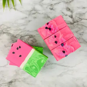 Watermelon Sugar Goat Milk Soap, Summer Soap, Face & Body Soap, Friend Gift