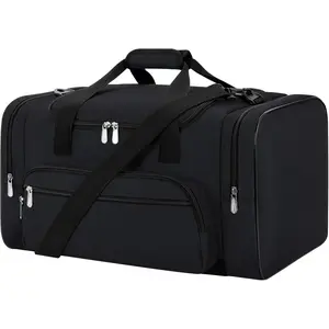 Sports Duffel Bag 20 inch for Travel Gym - Black