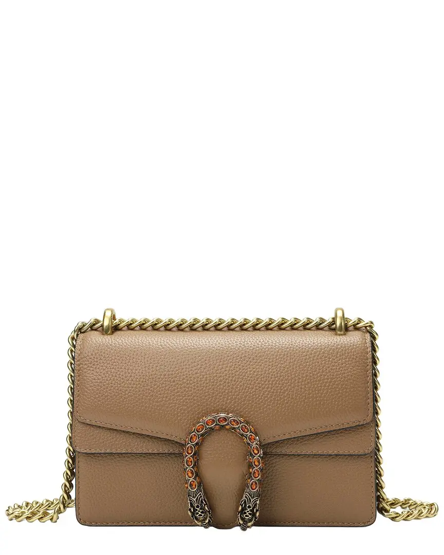 Tiffany & Fred Paris Crystal Dragon Leather Crossbody