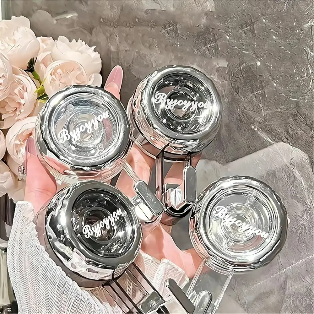 Strong Suction Cup Hooks (2/4/8/10pcs) - Waterproof, No Tools Needed Nail-Free Adhesive Hangers for Rentals, Bathroom Shower Towel, Glass Door, Tile Organizer Supplies, Bathroom Organizing Accessories, Removable Hangers, Stainless Steel
