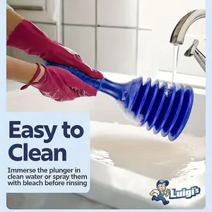 Compact Sturdy Drain Plug for Kitchen Bathroom Sinks Shower Bathtub, Large Expandable Plug for Commercial Residential Use, Unclogs Pipes Efficiently