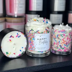 Birthday Cake Soy Wax Candle Aroma Fragrance Scented