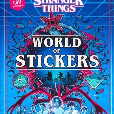Stranger Things World of Stickers - Collectible Sticker Book for Teens and Adults (Officially Licensed): Art Inspired by the Series -- Editors of Thunder Bay Press, Hardcover