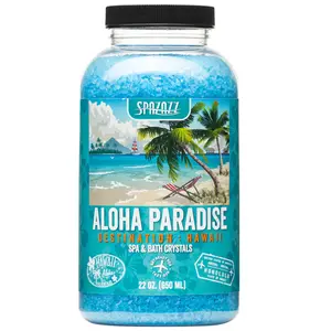 Spazazz - Magnesium Bath Soak - Aromatherapy Wellness Recovery Soak with Vitamins and Minerals - 22oz Bottle for Spa and Bath