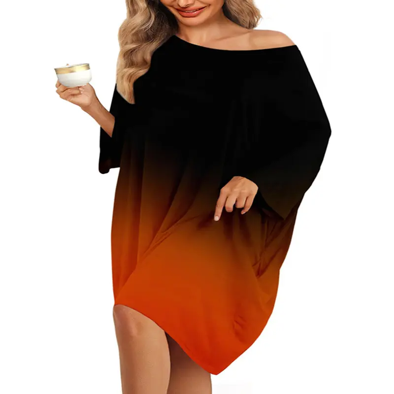 Gradient Black Orange