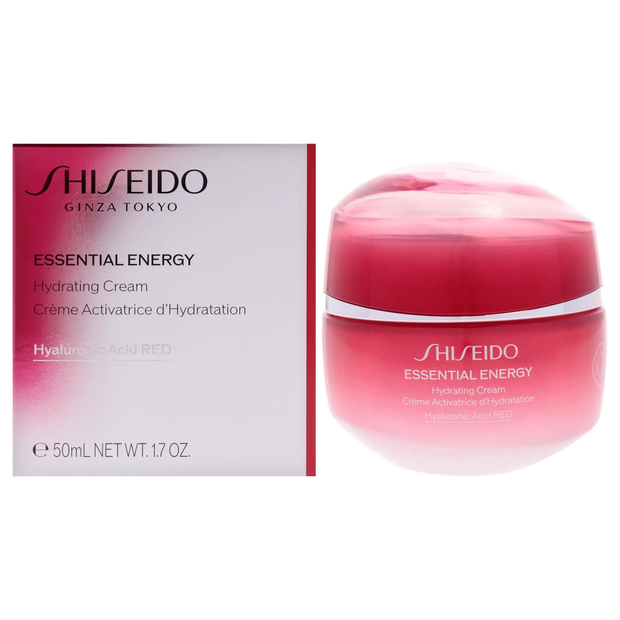 Shiseido Essential Energy Hydrating, Moisturizing Daily Cream with Hyaluronic Acid for Women - 1.7 oz Cream