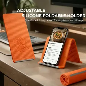 Mobile phone holder silicone desktop tablet notebook holder creative flexible folding deformation lazy bracket travel accessories fathersdaygiftideas