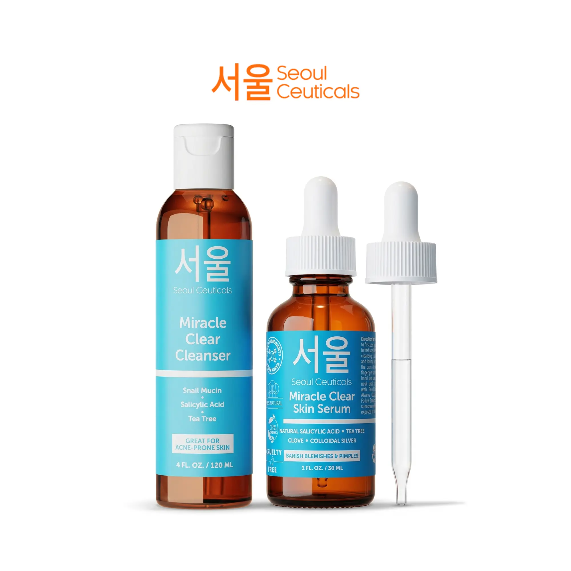 SeoulCeuticals Zombie Acne Kit - 2 Pack Acne Treatment Routine