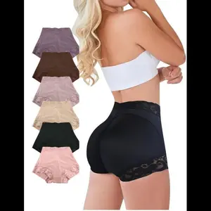 Tummy Control Underwear for Women Butt Lifting Shapewear Sexy Lace Panties No Show Elastic Daily Sleep Wear Womenswear Compression