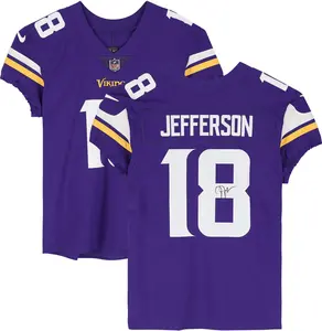 Justin Jefferson Minnesota Vikings Autographed Purple Nike Elite Jersey - Fanatics Authentic Certified