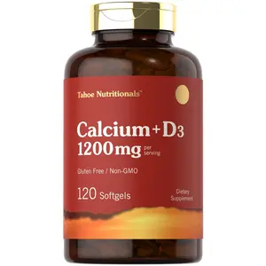 Carlyle Calcium 1200 mg with Vitamin D3 | 120 Softgels | Non-GMO & Gluten Free Supplement for Men and Women | Tahoe Nutritionals Carlyle Calcium 1200 mg with Vitamin D3 | 120 Softgels | Non-GMO & Gluten Free Supplement for Men and Women | Tahoe Nutritionals