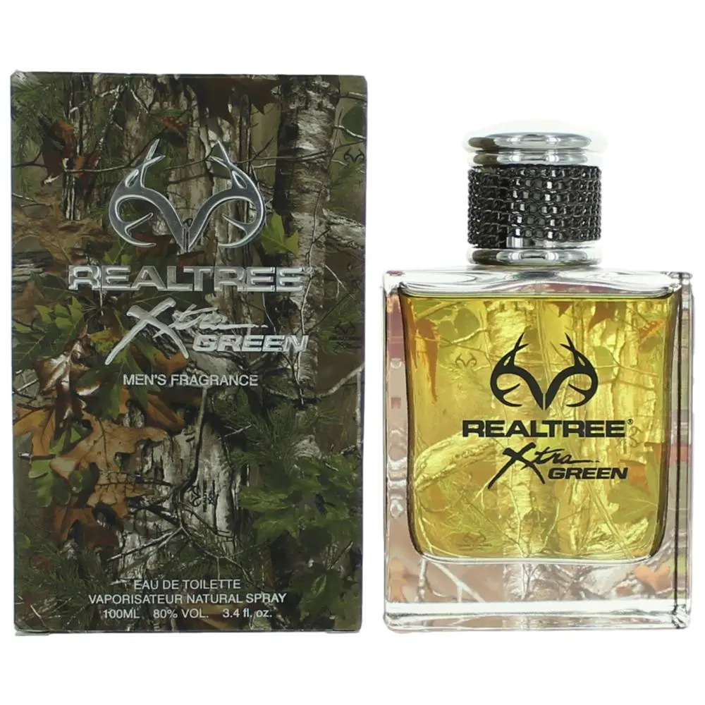 Realtree Eau De Toilette for Men, Natural Outdoorsy Scent, Vaporisateur Natural Spray, 3.4 fl oz / 100ml, Single Item