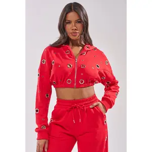 COMFY COZY CROPPED HOODIE