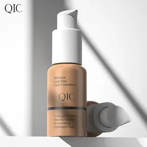Liquid Foundation - Full Coverage Face Base, Long-Lasting For Daily & Party Wear, Light And Medium, Dermatologist Approved Cosmetic, Face Cosmetic, Cosmetics Products, Topical Cosmetic, Beauty Cosmetics, Flawless