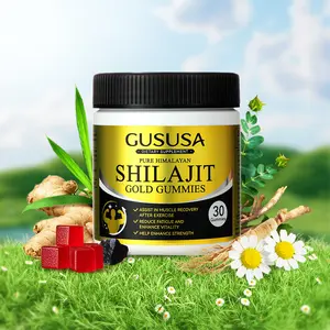 GUSUSA Pure Himalayan shilajit Gold Gummies l Lab tested l No added sugar l Contains ginseng extract l Suitable for men, women Non-GMO l 100% natural and organic l