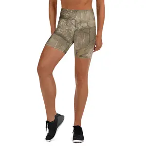 Tree Camo Yoga Shorts