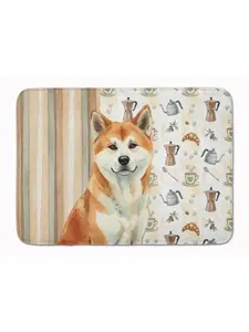 Carolines Treasures WDK7270RUG 19x27 in. Red Akita Animal-Inspired Art-Themed Cozy Cushioned Memory Foam Kitchen Mat, Animal-Inspired Kitchen Rugs, Art-Themed Kitchen Rugs
