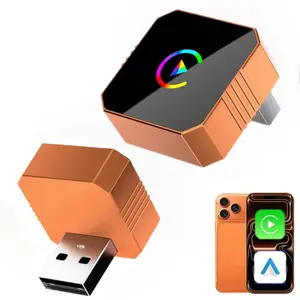 New CarPlay 2026 Wireless Adapter for iPhone/Android Fast Connect No Delay Hands-Free Calling Electronic Charger CarPlay Adapter