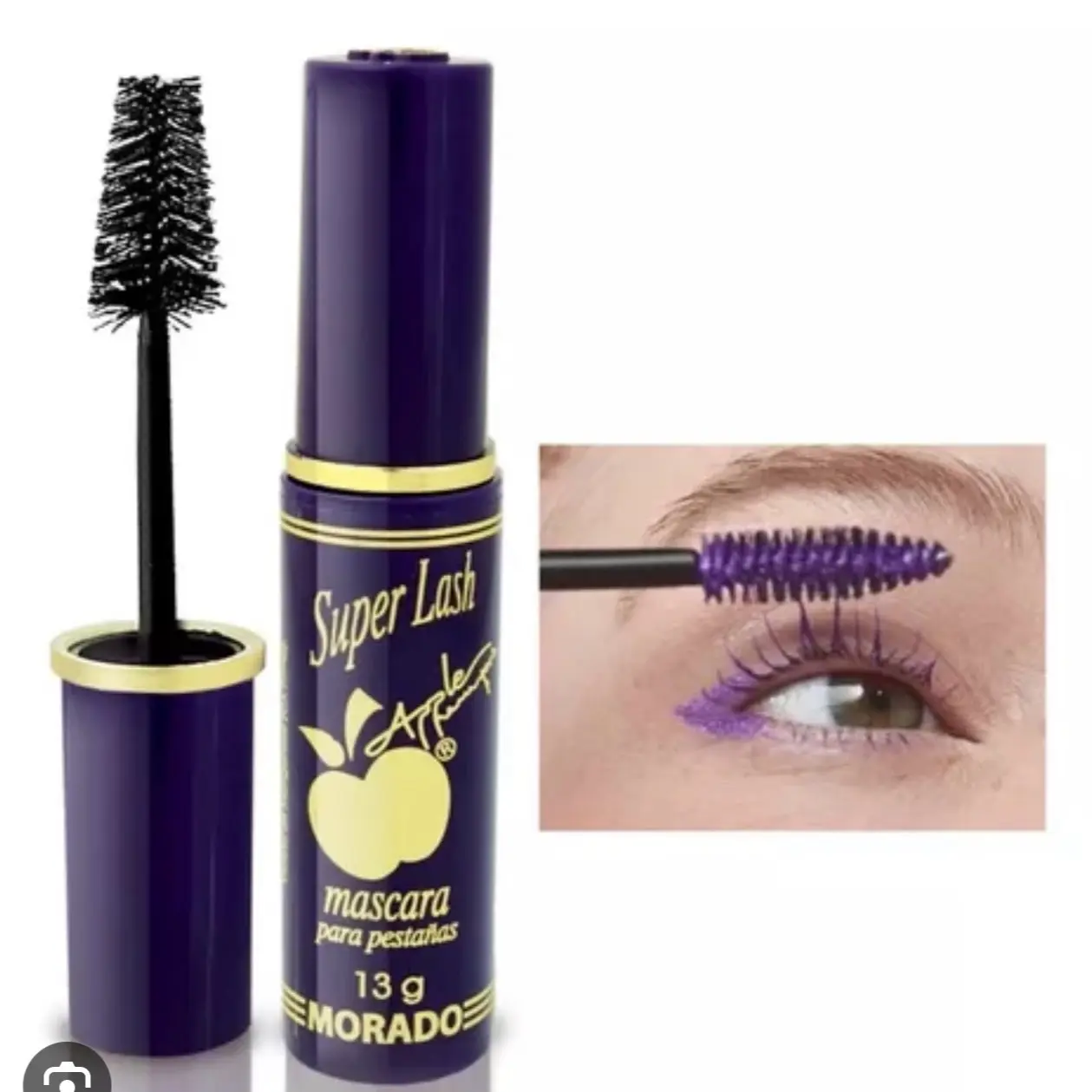 Purple mascara by apple super lash