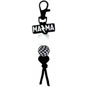 Mama Keychain Silicone Beaded Mom Keychain Checkered Accessories for Women Mom Mama Gifts