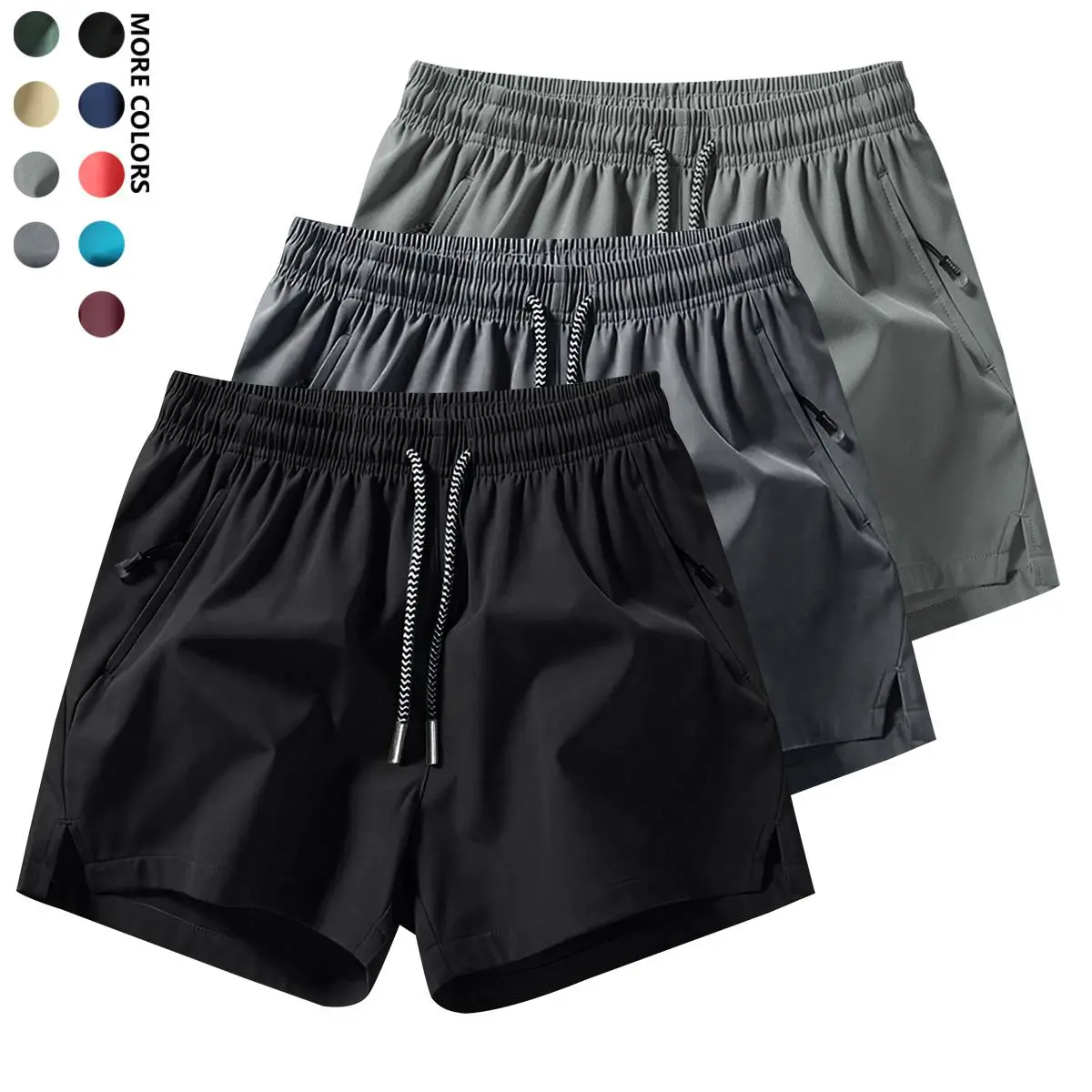 Black + Dark Gray + Light Gray