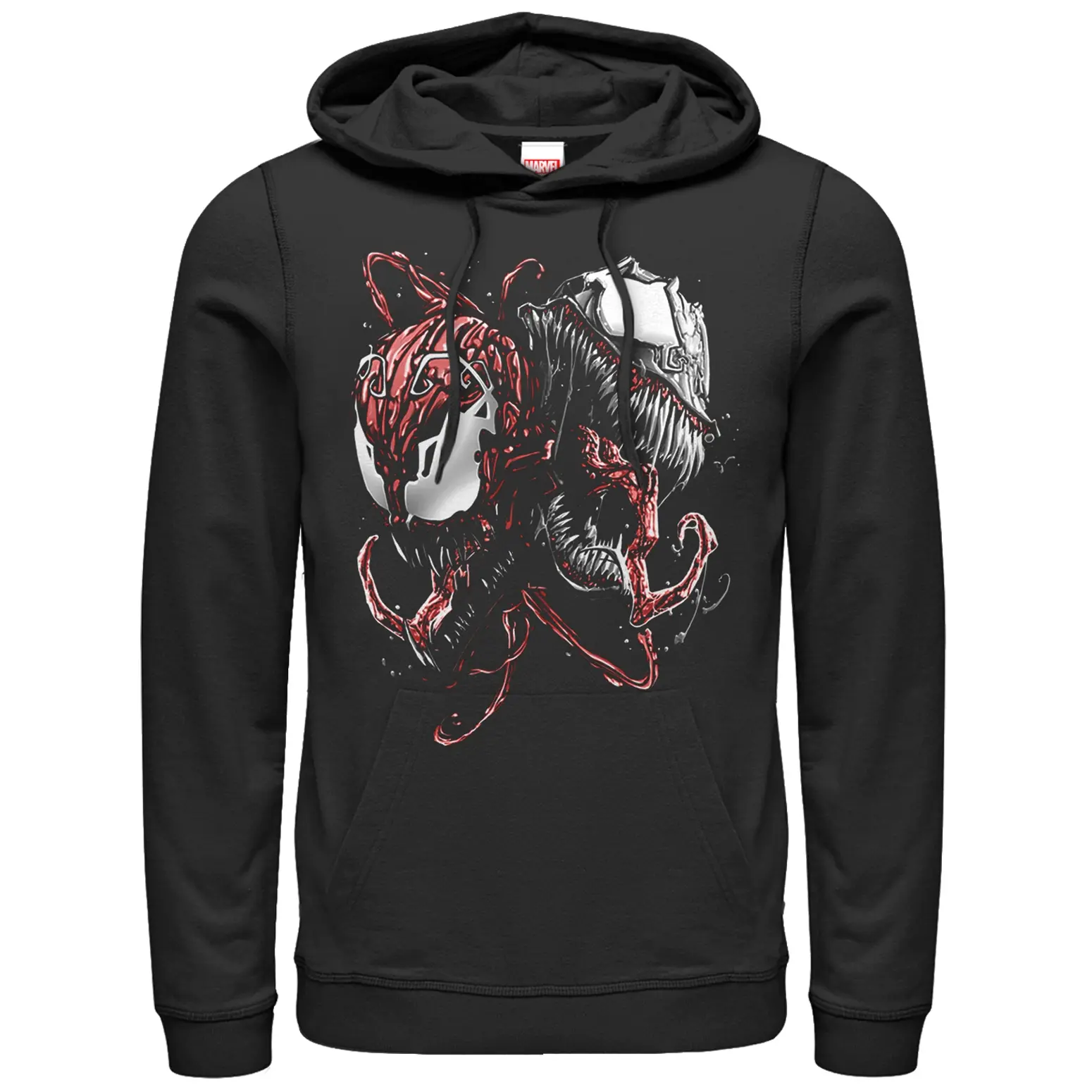 Men's Marvel Carnage and Venom Pull Over Hoodie