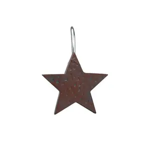 Red Star Shower Curtain Hooks