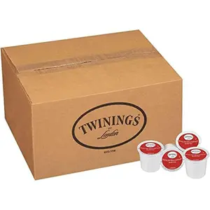 Twinings English Breakfast Tea K-Cup Pods for Keurig, Caffeinated, Smooth, Flavourful, Robust Black Tea, 56 Count (Pack of 1), Enjoy Hot or Iced