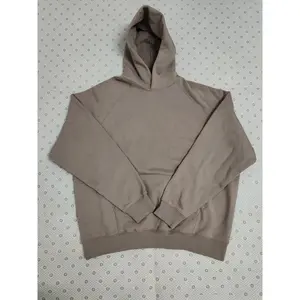 2022 Desert Taupel Color Oversized Pullover HoodieWomen Men Streetwear Cozy Unisex Cropped FitSweatshirts Casual Soft Long Sleeve Outfit Menswear