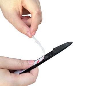 2PCS Car Door Edge Guards – Black Trim Protectors Prevent Scratches & Dents, Easy Install for Cars, SUVs & Trucks