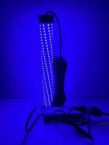 Bright Night Blue Underwater Pool Light 15000 Lumens 300 LEDs 30ft Cord Waterproof AC Converter for Salt & Fresh Water Pools