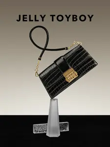 JELLYTOYBOY Contrabass Bag High-End Versatile Crossbody Bag Large Capacity Bag Shoulder Bag, Women's Bag 2025