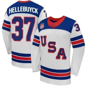 USA TEAM Connor Hellebuyck Jersey, Usa All-over Print Hockey Jersey Sizes S-5XL
