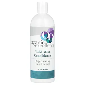 Organic Excellence Conditioner, Rejuvenating Hair Therapy, Wild Mint, 16 fl oz (473 ml)