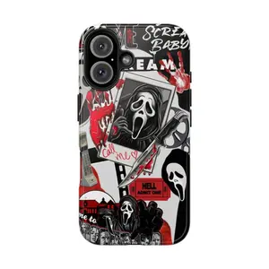 Horror Movie Halloween Phone Case Scary Scream Ghostface Slasher Cover for iPhone