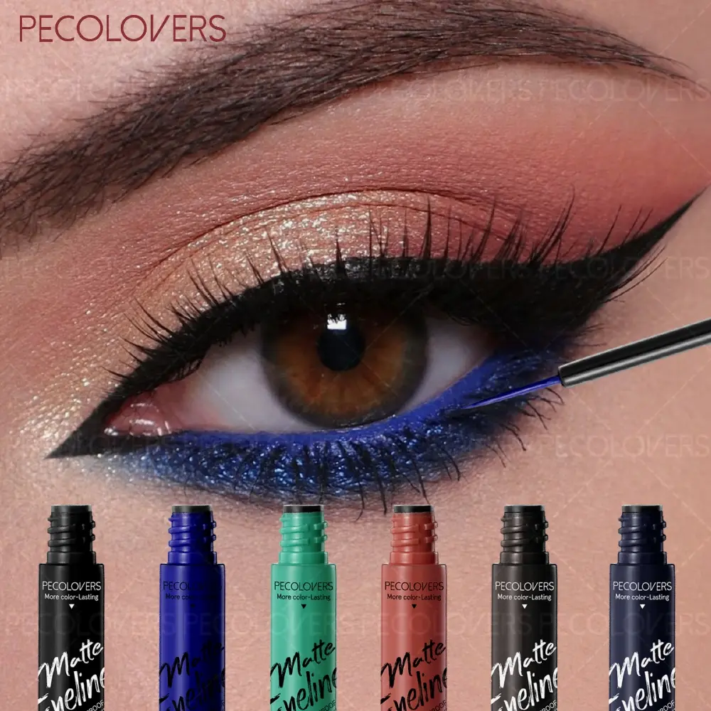 Perfect Dip Liquid Eyeliner & Eye Shadow, Colorful Bold Eye Makeup, Can Be Used in various occasions, Y2k Style Eye Makeup, Take Photos & Dating, Daily Eye Cosmetic