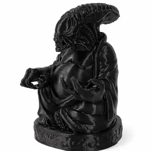 Space Alien Xenomorph Buddha Statue