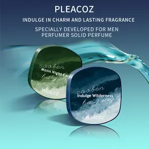 PLEACOZ Men’s Solid Perfume Balm – Alcohol-Free, Long-Lasting & Portable | Natural Layered Scent