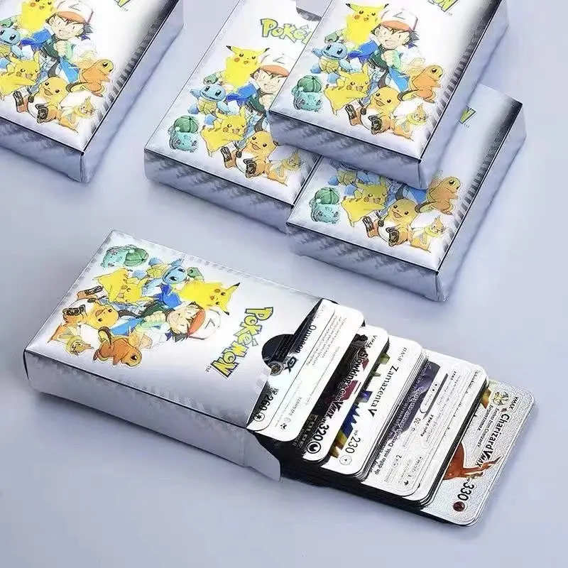Luxury 55PCS Rare Foil Card Collection – Gold, Silver, Rainbow & Black Special Edition