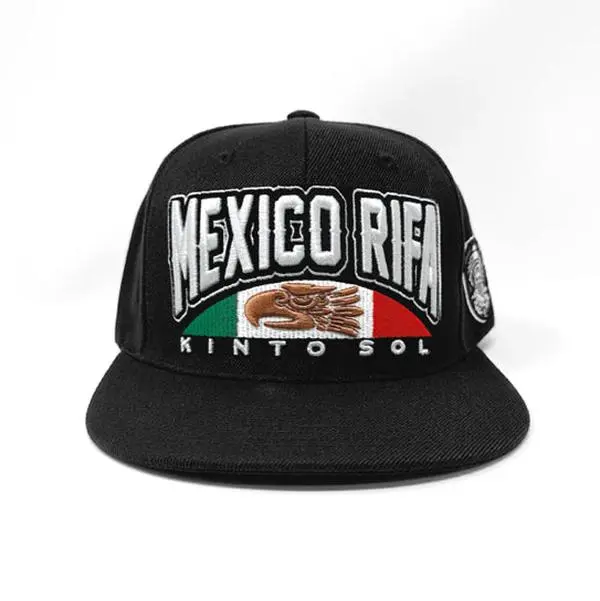 Snap Back Hat - Mexico Rifa Black