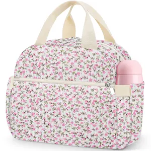 Coobiiya Cute Large Capacity Reusable Leakproof Insulated Cooler Lunch Bag for Women and Men Lunch Box for Work/Office/Picnic/Travel/School lunch bag Dealsforyoudays Outdoorfun Colorful kitchen gadgets nurse lunch bag work lunch bag