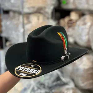 POTRERO 30X Sinaloa Felt Cowboy Hat Black