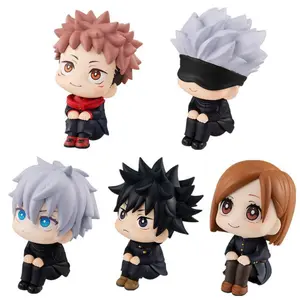 Jujutsu Kaisen Look Up Figures - Yuji / Gojo / Megumi / Nobara Sitting Figurines