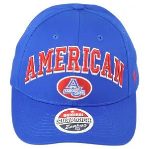 NCAA Zephyr American Eagles Adults Sports Men Curved Bill Adjustable Hat Cap