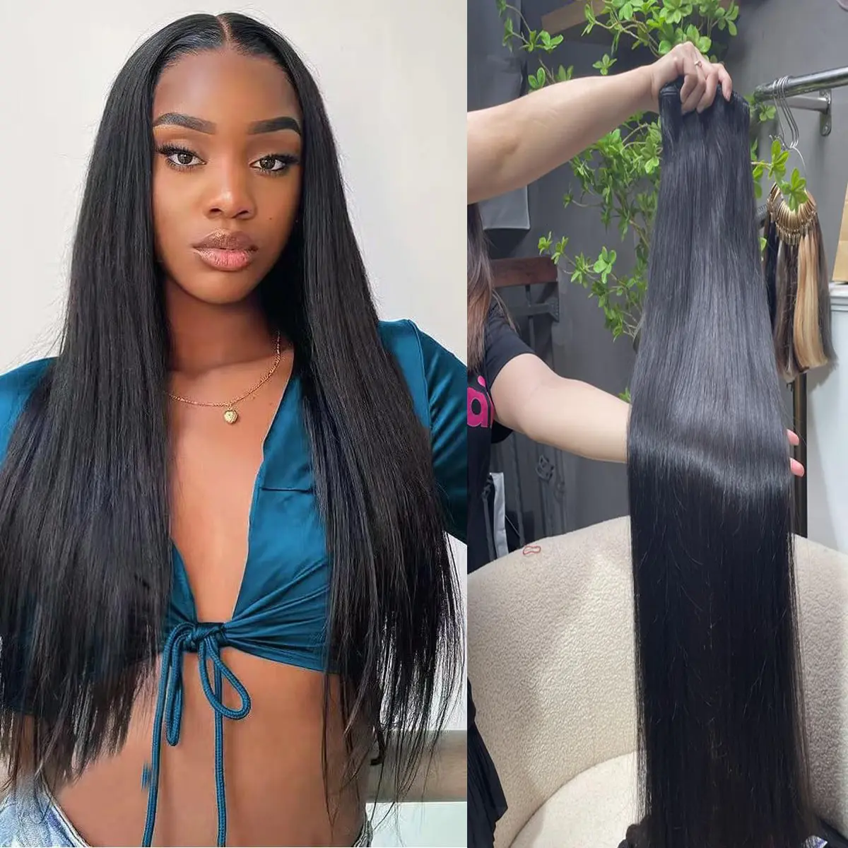 Karlami 12A Straight Bundles Human Hair 14-30 Inch 100 